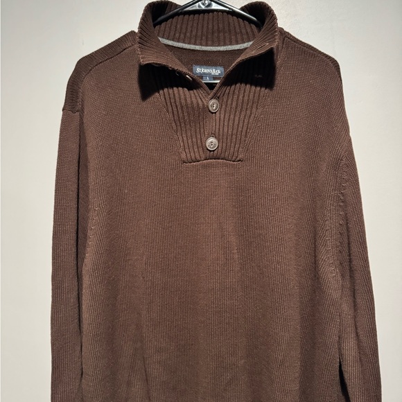 St. John's Bay Brown Turtleneck Sweater - Picture 1 of 2
